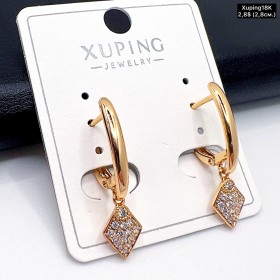 Сережки Xuping18К 19502 (2,8 см.)